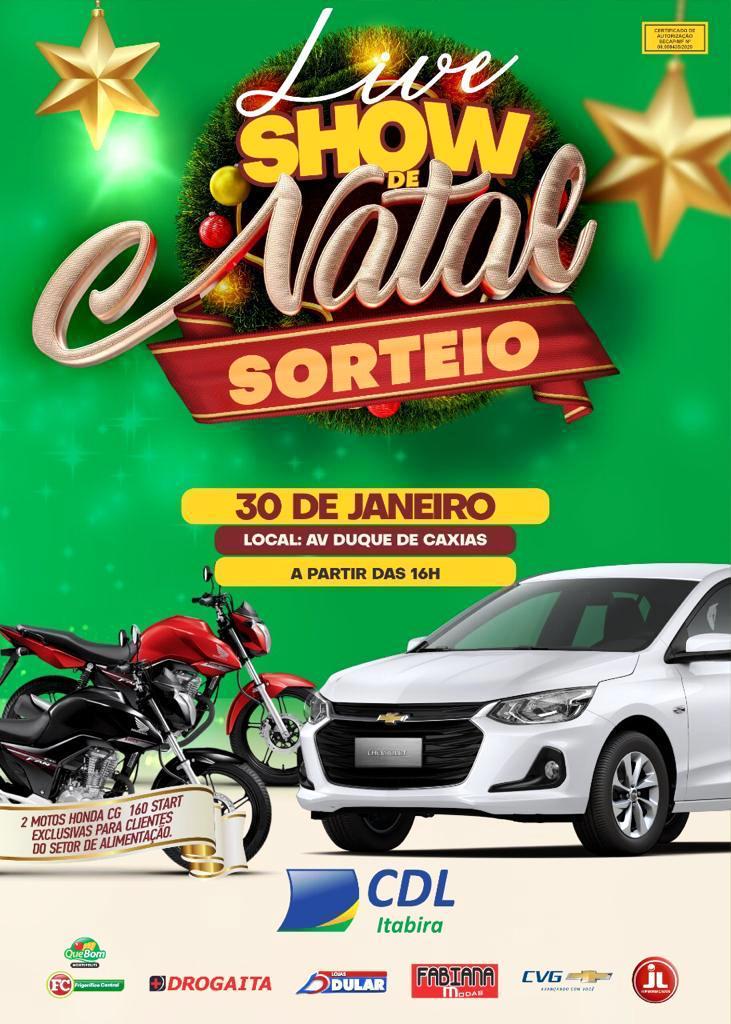 Cdl Fará Sorteio Da Campanha Show De Natal Dia 30 De Janeiro Euclides Éder 2756